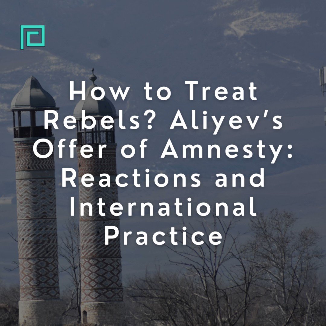 With a full peace treaty between Azerbaijan and Armenia in sight, one thing is still unclear: what will happen to the individuals who led the separatist movement in Karabakh? Azerbaijan's president has an idea. Read more: