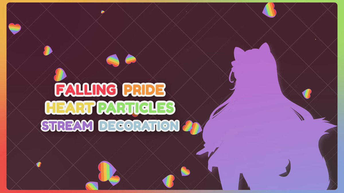 🏳️‍🌈 FREE Pride Heart Particles for Streams! 🏳️‍🌈 ✨Loopable 🎨Comes with 12 different flag hearts! 🌈Feel free to tag me if you use them! 🔗Get in the comments ⤵️ 💖+🔁 are very appreciated! (´｡• ᵕ •｡`) ♡ #VTuberAssets #Vtuber #PrideMonth