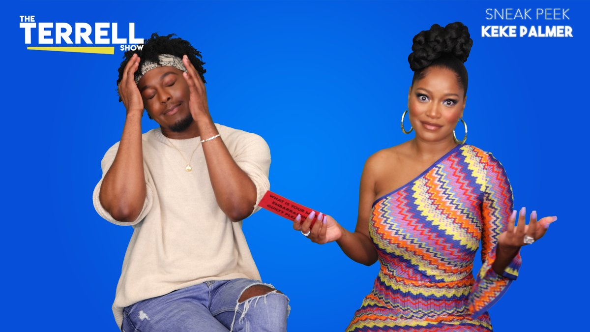 i think Keke Palmer may have just broken the blue wall.... #KEKEonTERRELL