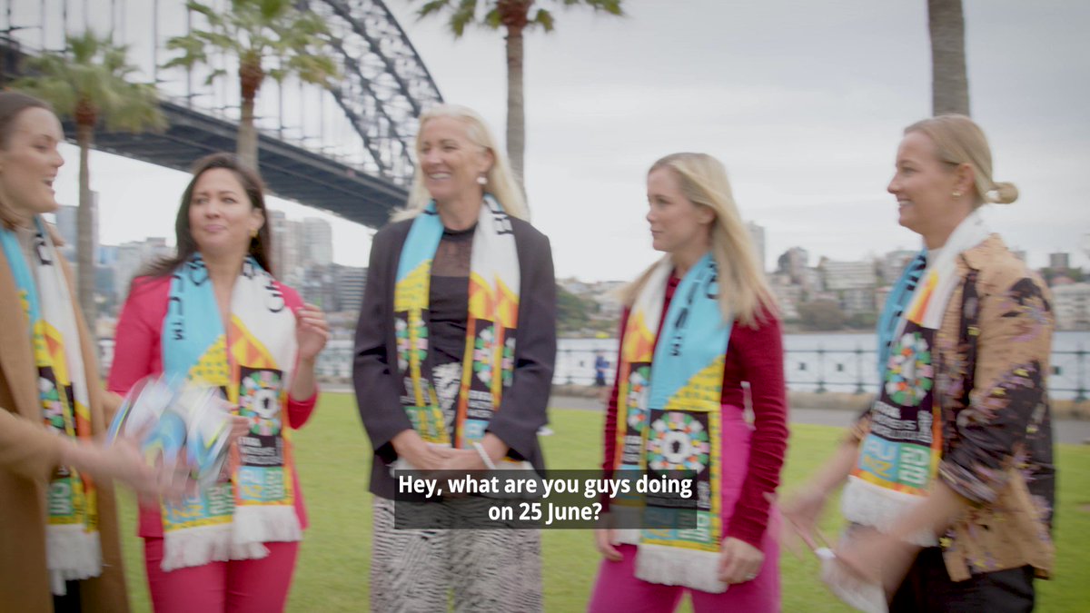 The Sydney Harbour Bridge will turn into a festival of football on the 25th of June! 🎉 Register to join the celebration which will mark 25 days to go until the #FIFAWWC! 😁 #BeyondGreatness