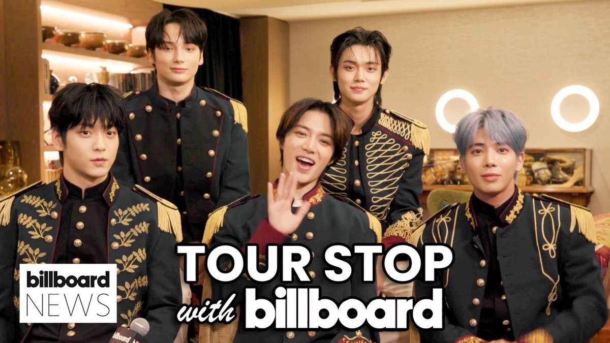 .TXT OFFICIAL brought #BillboardNews behind the scenes of the Act: Sweet Mirage tour stop in New York City, sharing how they prepare for concerts & more. 🎤