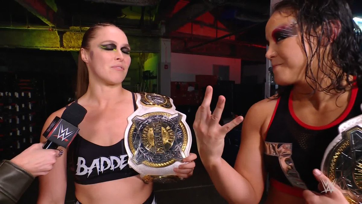 They wanna be the very best Ronda Rousey Shayna Baszler