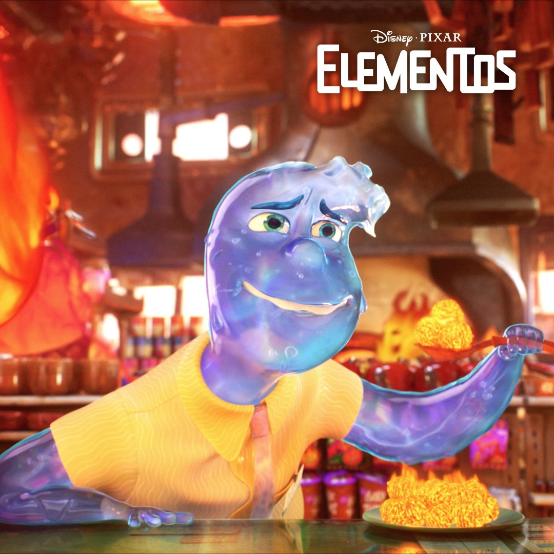 Ela é de fogo, ele é de água. Os opostos se atraem. #Elementos da Disney e Pixar, em 22 de junho nos cinemas.