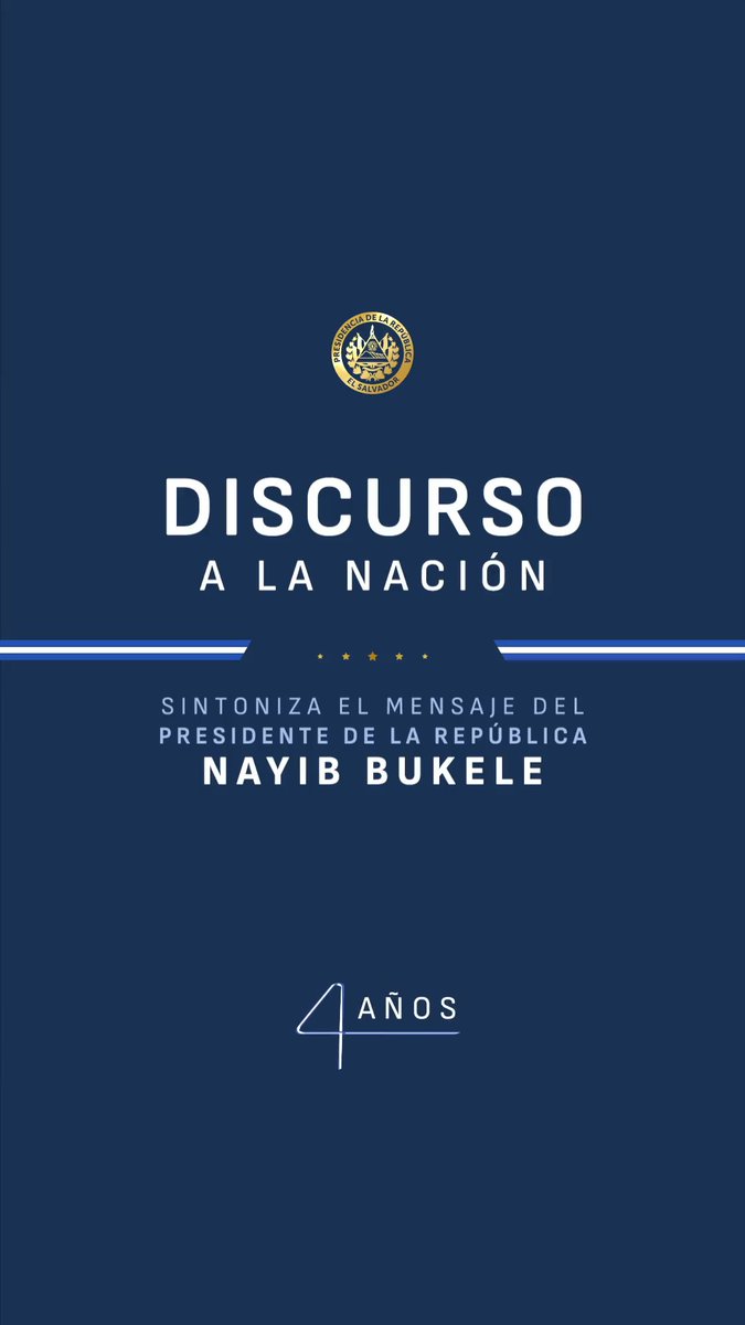 Discurso a la Nación 🇸🇻