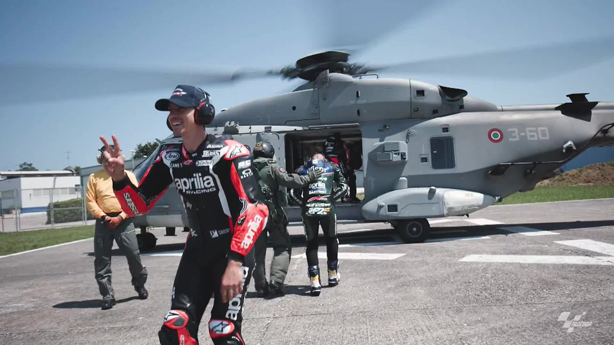 "I can only say that I have fought to beat Max Biaggi in a race... Well I lost but that's what you expect!" 👊 Enjoy all the unseen moments from the Aprilia All Stars Day 🥳 #MotoGP