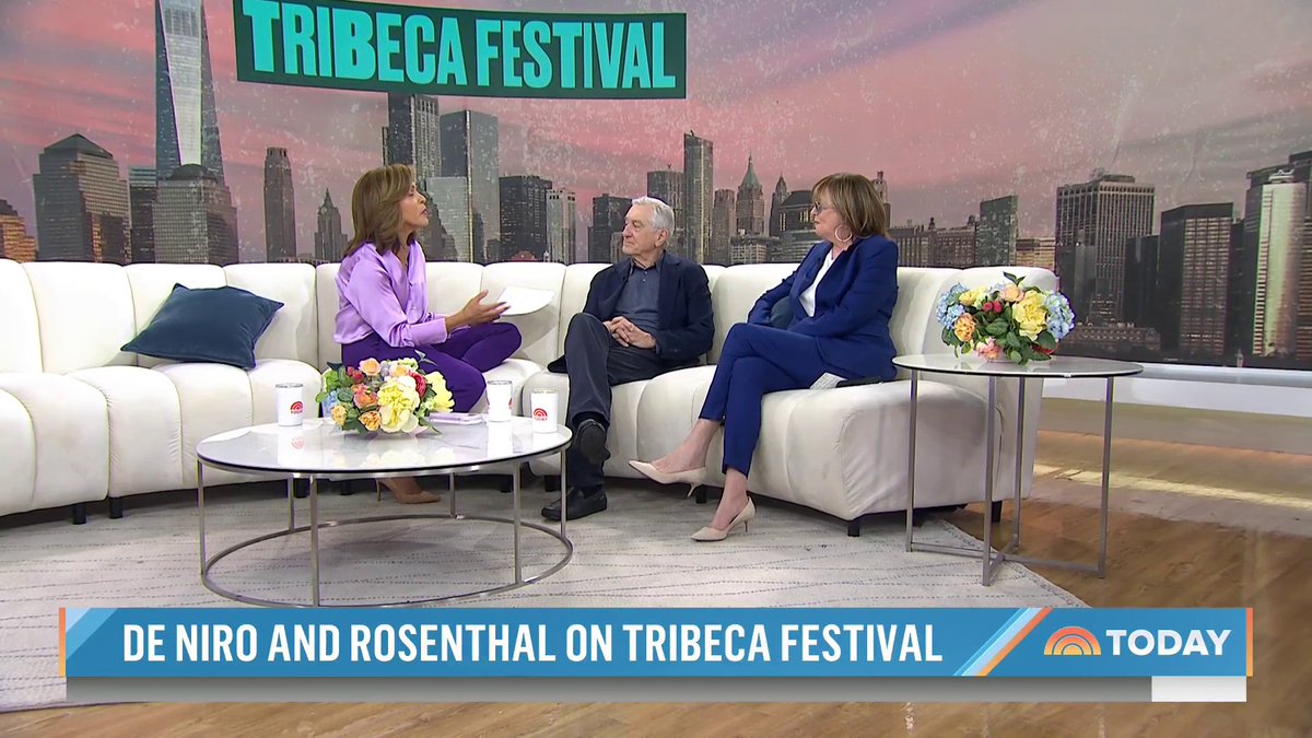 Robert De Niro and jane rosenthal are talking all about Tribeca #Tribeca2023 #TribecaFestival making history with more than half of the competition feature films directed by women for the first time, the 30th anniversary of ‘A Bronx Tale’, and more!