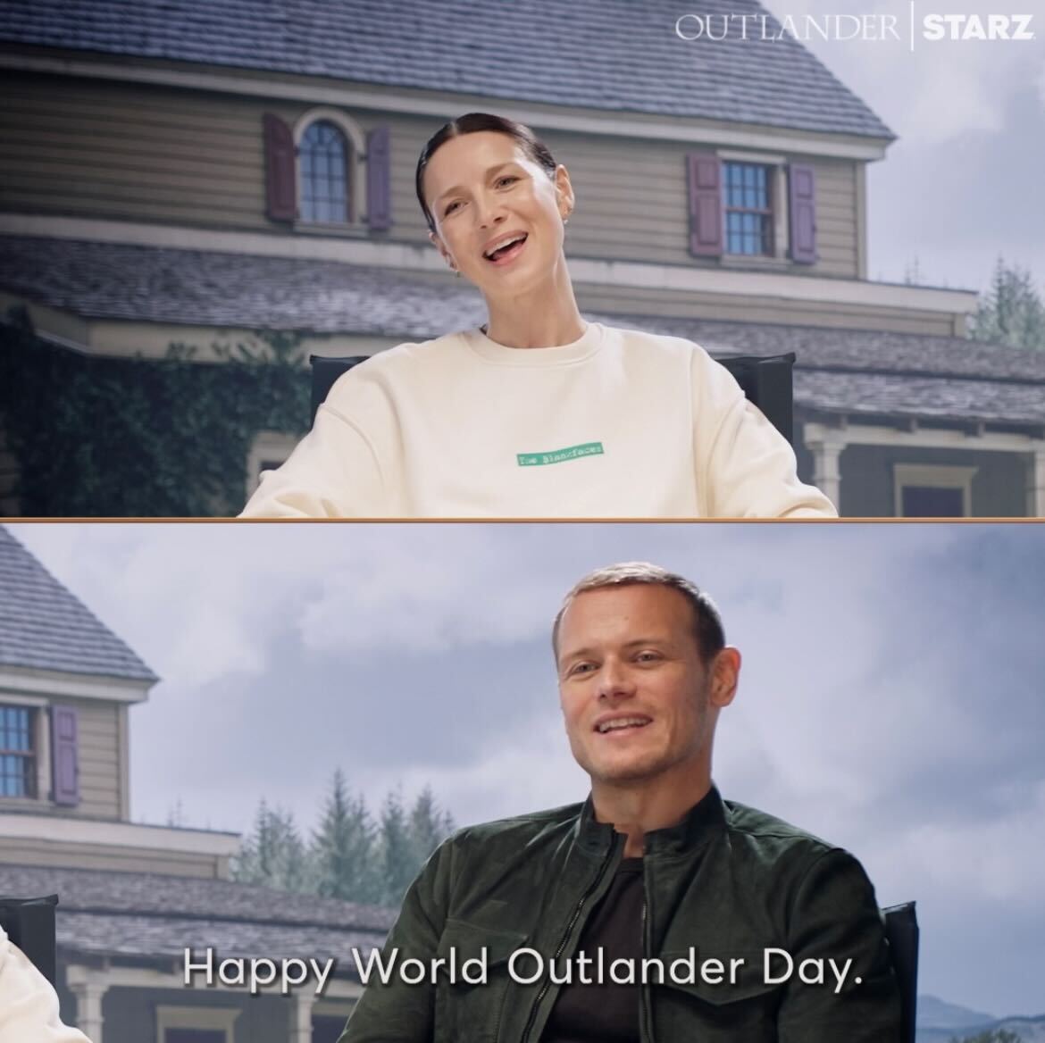 Working with the best cast + crew + author ✅ Having the best fans anyone could ask for ✅ Celebrating your own global holiday ✅ Happy World #Outlander Day everyone!