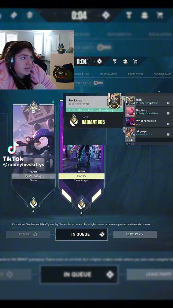 Current state of NA ranked is people q sniping and stream sniping to get to Top 10 on the leadorboards 💀 #VALORANT