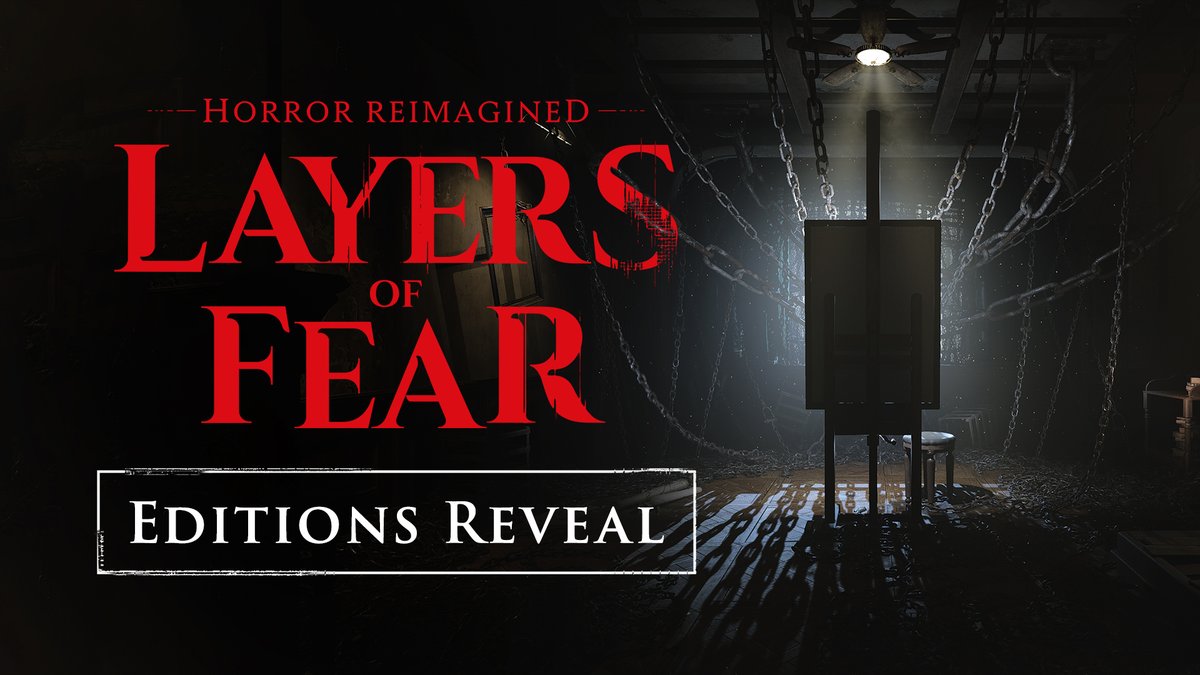 We are introducing Layers of Fear's Deluxe Edition. It includes a digital artbook, soundtrack, and base game. The suggested price is $34.99, and the standard edition is $29.99. Players who have previously purchased #LayersOfFear and/or #LayersOfFear2 will receive a 30% off