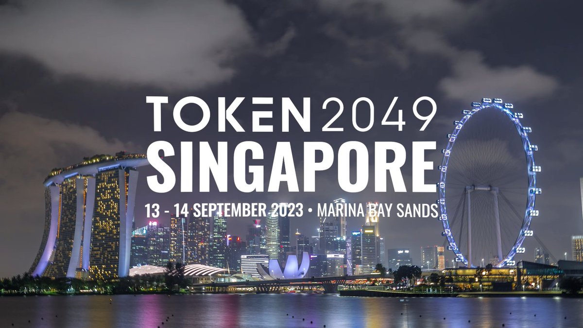 TOKEN2049, 13-14 September 2023 | Marina Bay Sands With 10,000+ attendees, 200+ A-list speakers, and 300+ side events including the F1 Singapore GP, #TOKEN2049 brings together the community that will define what's next in crypto. Tickets: