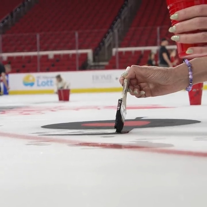 The most artistic fans in hockey โค๏ธ๏ธ
