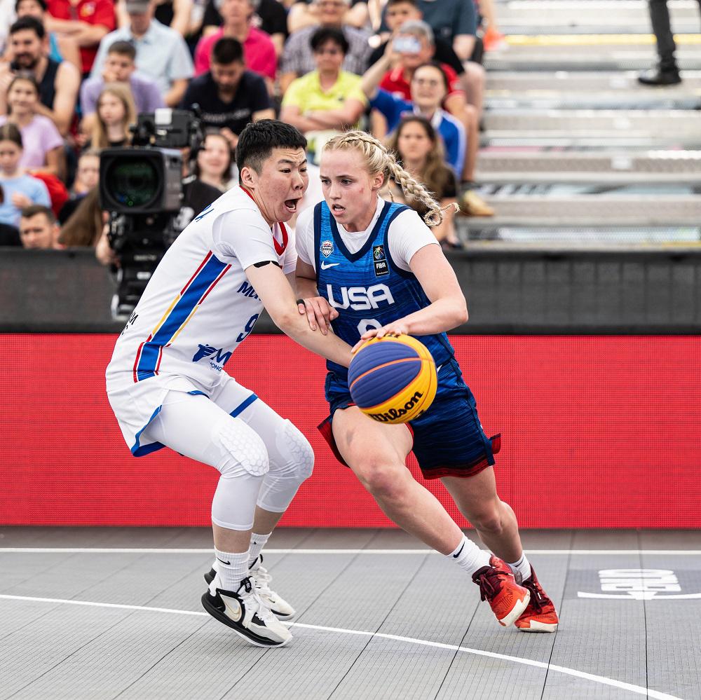 Hailey Van Lith such a tuff bucket 🔥 (via 3x3 Basketball | FIBA3x3)