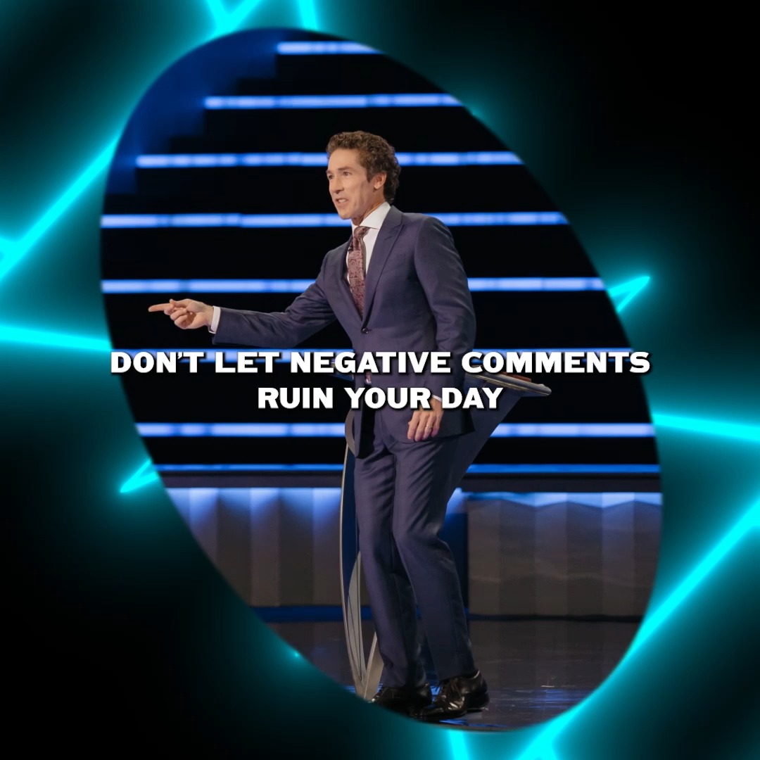 You have to make up your mind, no matter what people do, no matter what they say, how they treat you, they’re not going to steal your joy. Tune into Joel’s message today, "Dealing with Difficult People"!