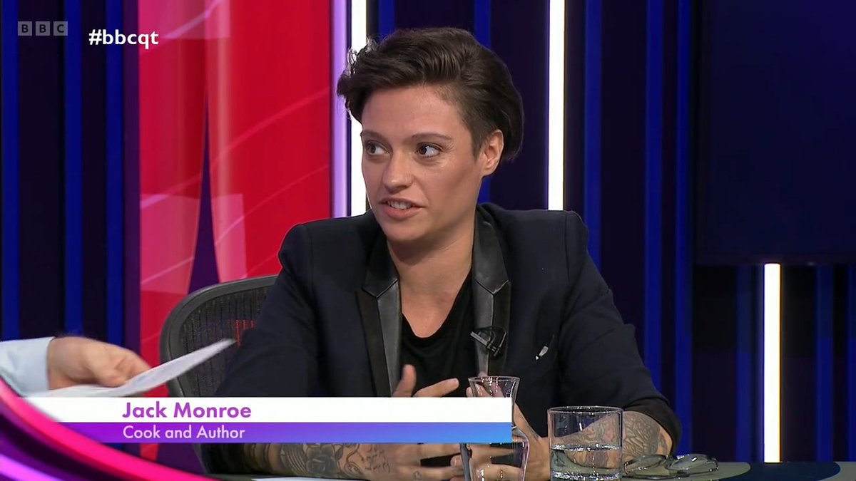 “It’s not a cost of living crisis…it’s a cost of Conservatives crisis” Anti-poverty campaigner Jack Monroe says the cost of living crisis hasn't "fallen out of a clear blue sky" but is the result of stripping back on public services #bbcqt