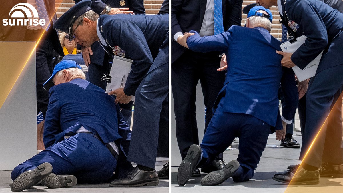 🚨 BREAKING NEWS 🚨 US President Joe Biden has taken a heavy fall during an official engagement with the 80-year-olds tumble raising questions about his fitness 18 months out from the US election.