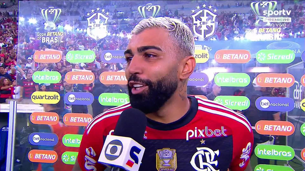 Gabigol, após vitória no Fla-Flu e classificação na Copa do Brasil: "Flamengo sempre é nosso amor, a gente tá todos os dias lá, pra correr pelo Flamengo. O Flamengo não é Big Brother, com câmeras, fofoquinha. Flamengo não é isso"