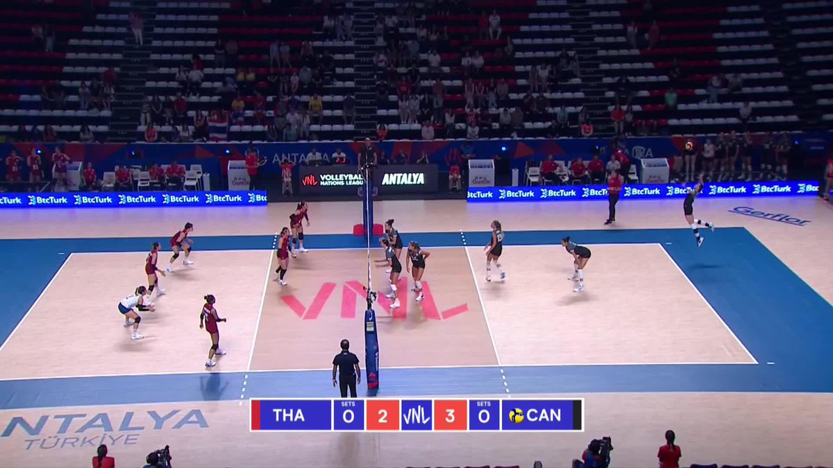 Srithong Wipawee 🇹🇭: 1️⃣8️⃣ points. Thailand has a new star and that is outside hitter Wipawee who played a big role in their victory yesterday versus Canada. 📺 Watch the #VNL2023 on ⏰ Full schedule: 🏐 #volleyball #VNL