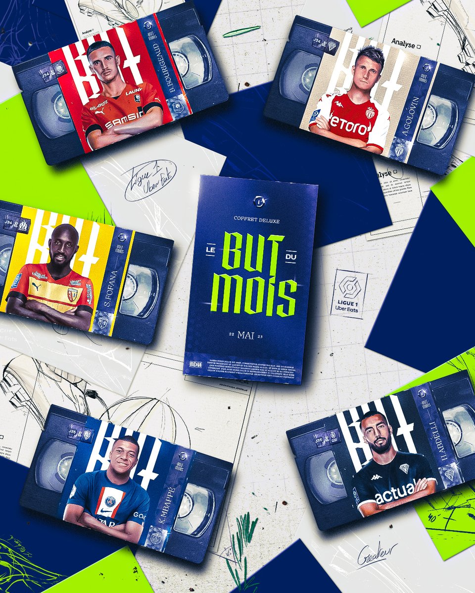 😍 Votez pour le #ButduMois... le dernier de la saison 😉 ! 🇫🇷 Benjamin Bourigeaud 🤝 Stade Rennais F.C. 🇷🇺 Aleksandr Golovin 🤝 AS Monaco 🇲🇨 🇨🇮 Seko Fofana 🤝 Racing Club de Lens 🇫🇷 Kylian Mbappé 🤝 Paris Saint-Germain 🇩🇿 himad abdelli 🤝 Angers SCO 🗳️ Par ici ➡