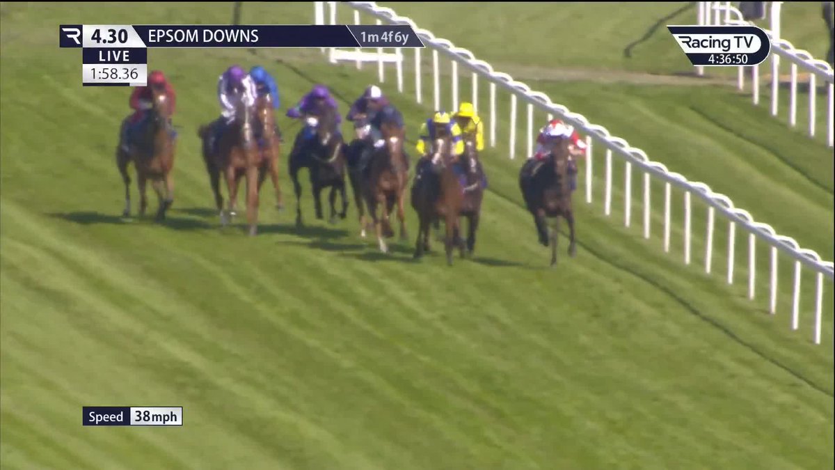 Soul Sister is a brilliant winner of the Betfred Oaks! Frankie Dettori strikes on his final ride in the famous Classic as the Frankel filly proves all class in the big race on the Downs 👏 #DerbyFestival | Epsom Downs Racecourse