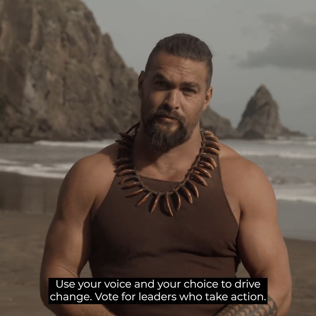 “Use your voice and your choice to drive change.” A big Mahalo to Jason Momoa for his unwavering commitment to #BeatPlasticPollution. This #WorldEnvironmentDay, join forces with the UNEP Advocate for Life Below Water with these solutions: