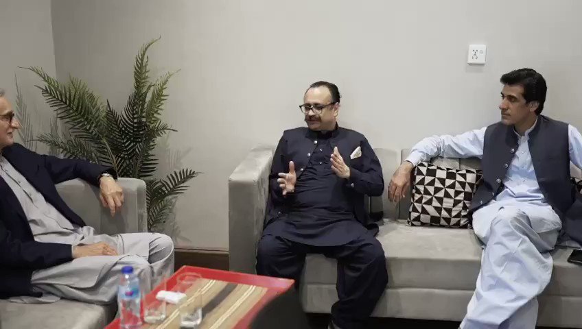 جہانگیر ترین سے سردار تنویر الیاس کی ملاقات.