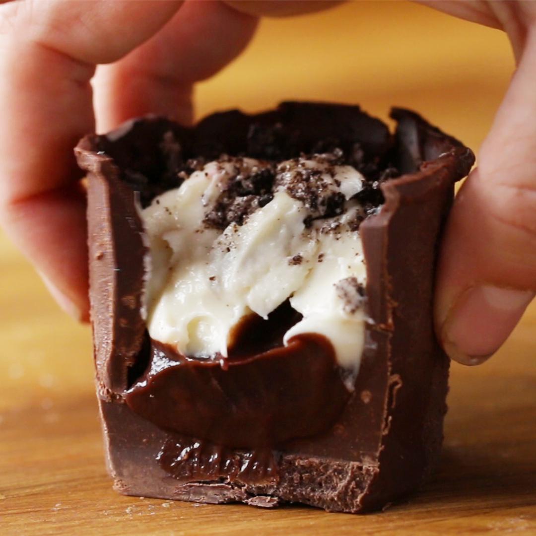 Chocolate Cheesecake Pudding Cups