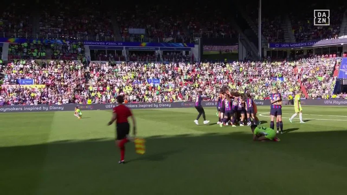 EL FÃTBOL CLUB BARCELONA ES CAMPEÃN DE LA UEFA WOMEN'S CHAMPIONS LEAGUE El segundo tÃtulo de campeonas de Europa ya es una realidad para el FC Barcelona Femenà ð #DAZNUWCL ✠#UWCLFinal