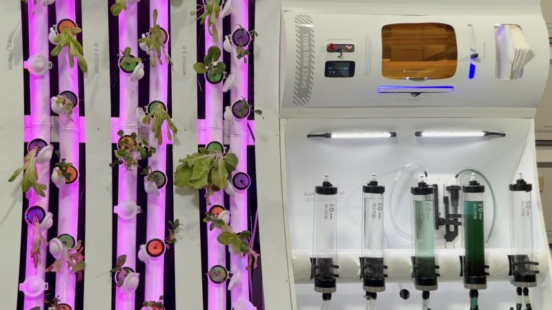 How astronauts heading to Mars could enjoy fresh produce and grill meat