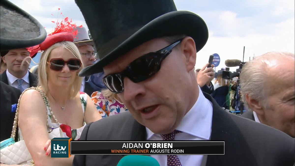 "He's totally unique" Most trainers wouldn't have even run Auguste Rodin today Aidan O'Brien is not most trainers #ITVRacing | Epsom Downs Racecourse | Matt Chapman