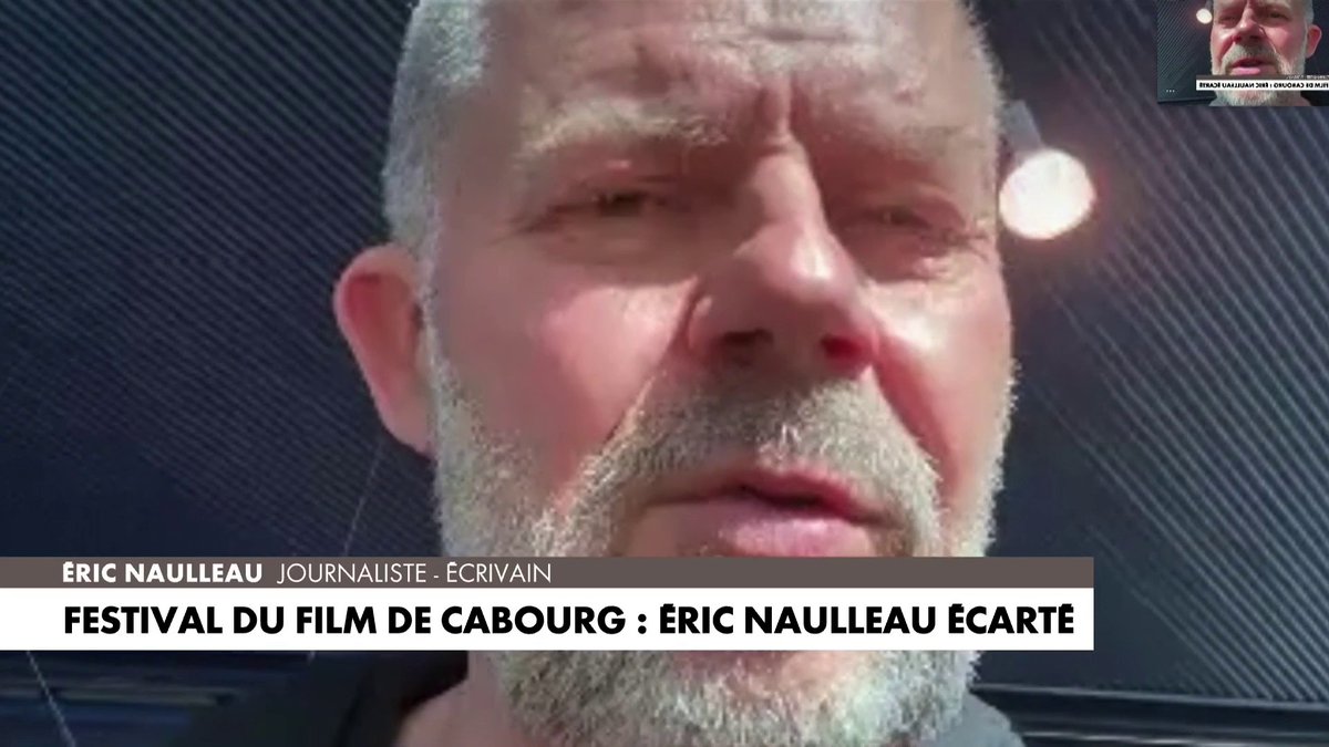 Eric Naulleau (sur son éviction du jury du Festival du film de Cabourg) : «Jeudi à 17h, j'ai reçu un coup de fil pour me dire que j'étais viré [...] parce que j'avais donné un entretien à Valeurs Actuelles», dans #PunchlineWE