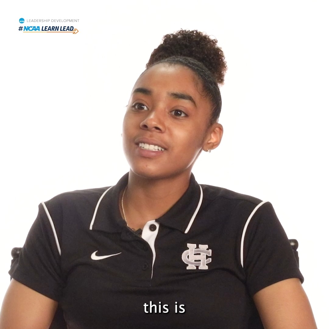 Graduate student Mya from Shippensburg Women’s Basketball reflects on her student-athlete experience and describes how the Career in Sports Forum translates to her MBA coursework and career aspirations. #NCAALearnLead