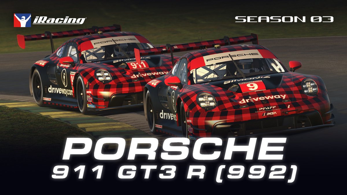 The Porsche Motorsport 911 GT3 R (992) is arriving next week with the Season 3 build!