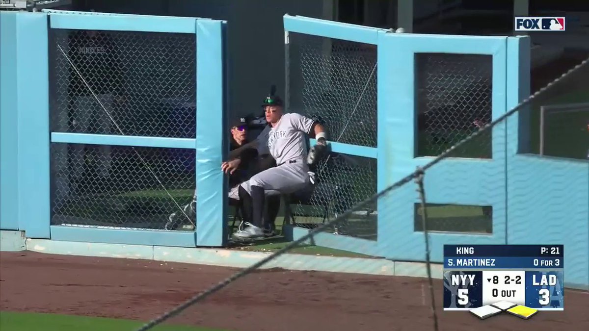AARON JUDGE BROKE THE DOOR