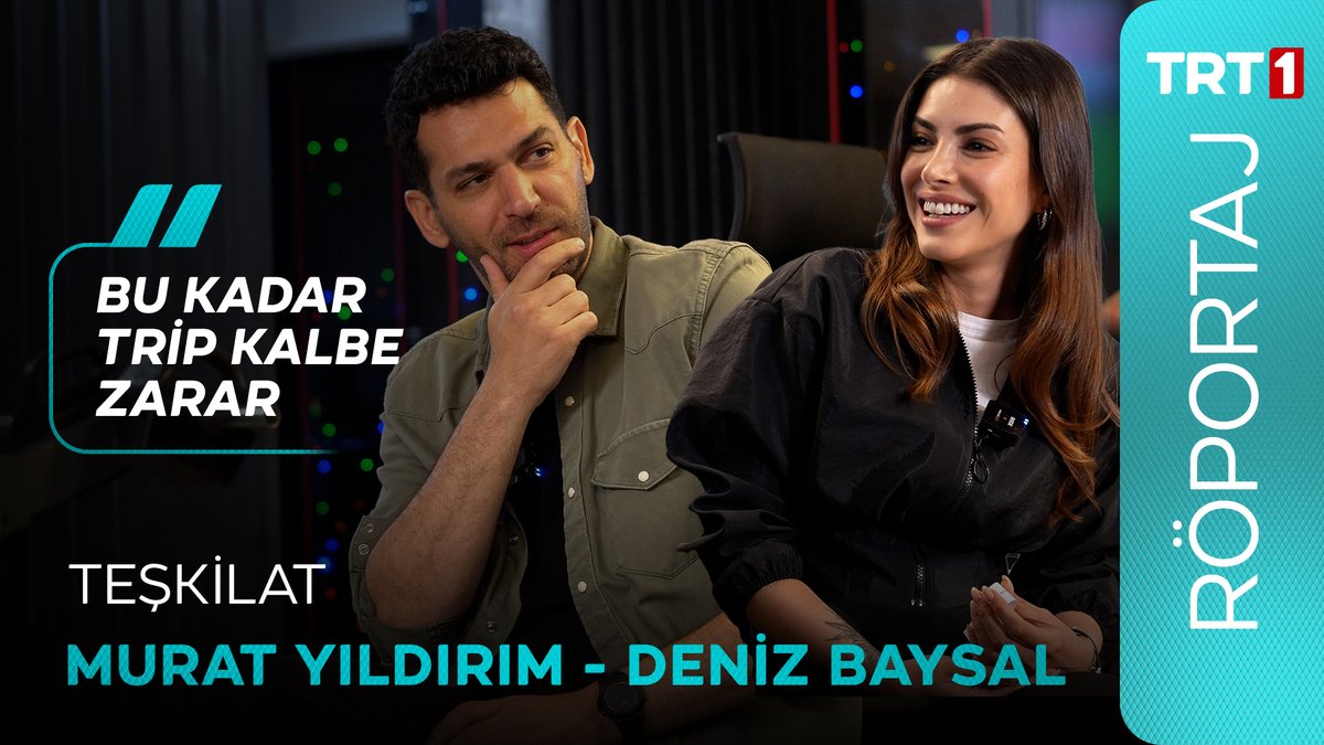 #Teşkilat dizimizin yıldızları Deniz Baysal Yurtcu (Zehra) ve Murat Yıldırım (Ömer) sizden gelen soruları yanıtladı. 🎬 Röportajı izlemek için TRT 1 YouTube kanalını ziyaret etmeyi unutmayın. 🔗 #ZehMer Teşkilat