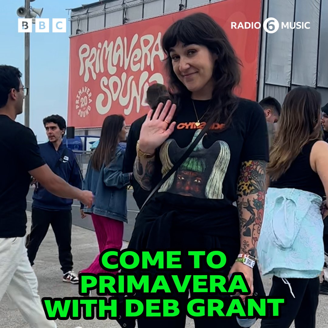 The newest member of the 6 Music family, Deb Grant, shows us around Primavera Sound ahead of #NewMusicFixDaily launching tomorrow! Listen from 7-9pm on BBC Sounds