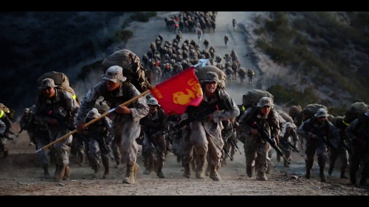 Watch the moment these men and women become Marines.