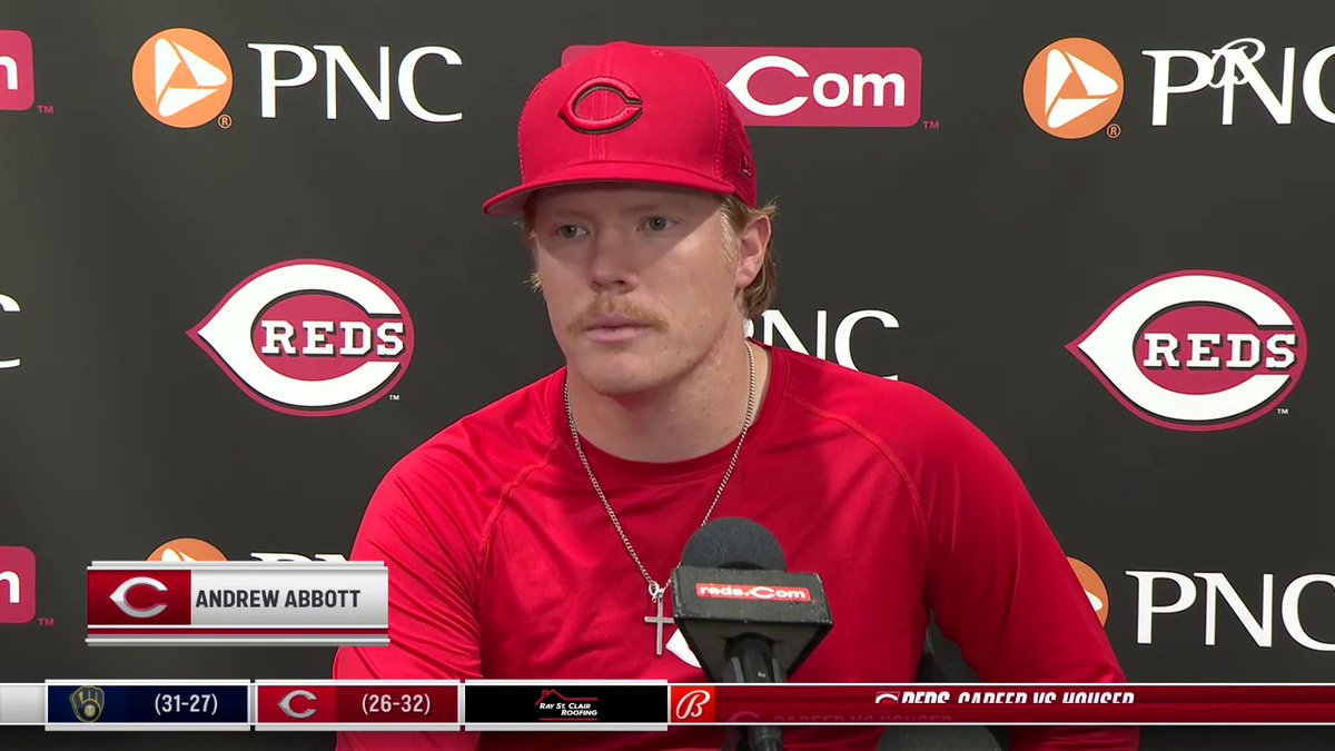 Andrew Abbott is here and he's "forever grateful". The Reds' top pitching prospect will start and make his MLB debut tomorrow. The lefty was a second round draft pick in 2021 and started 39 games in the minor leagues. He pitched collegiately at Virginia. Andrew Abbott