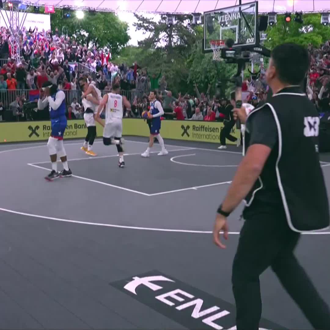 Watch how Serbia 🇷🇸 defeated USA to win their 6th FIBA 3x3 World Cup title #3x3WC