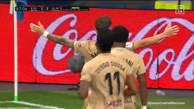 ADRIÁN EMBARBA, el héroe de Almería ❤️🤍 Adrián Embarba marcó el 2-2, y volvió a marcar en el 3-3, para salvar a la UD Almería en DOS OCASIONES y conseguir la permanencia ¡ESTO ES PURO FÚTBOL! #LaLigaEnDAZN ⚽️