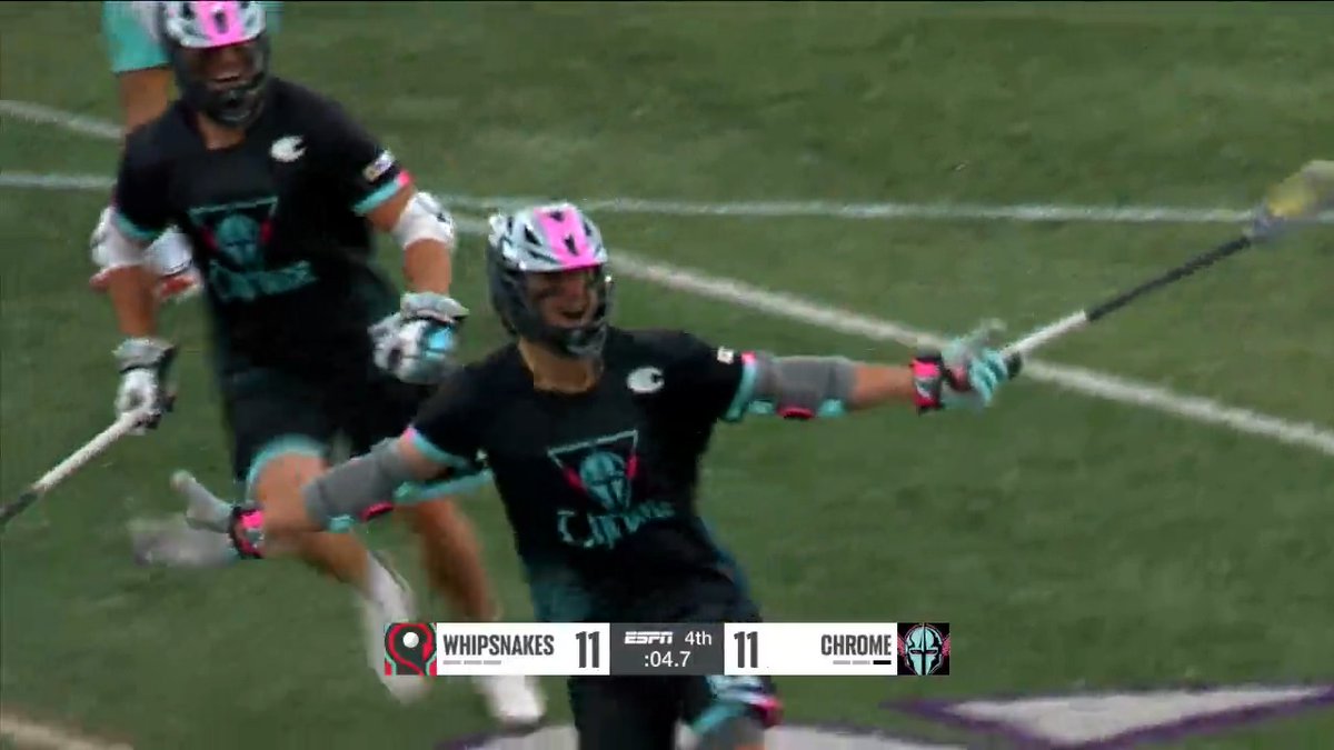no better way to end our opening wknd of Premier Lacrosse League than a game winner in dramatic fashion. lesson to kids out there watching — you can play MCLA, D3 2 or 1 ball…doesn’t matter. if you believe &amp; give yourself to the game, things like this happen.