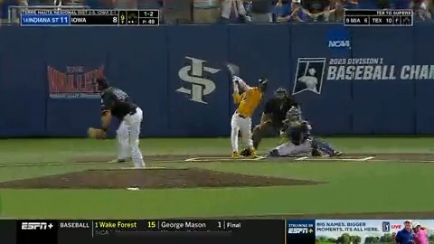 The Sycamores are SUPER! #RoadToOmaha x 🎥 ESPN+ / Indiana State Baseball