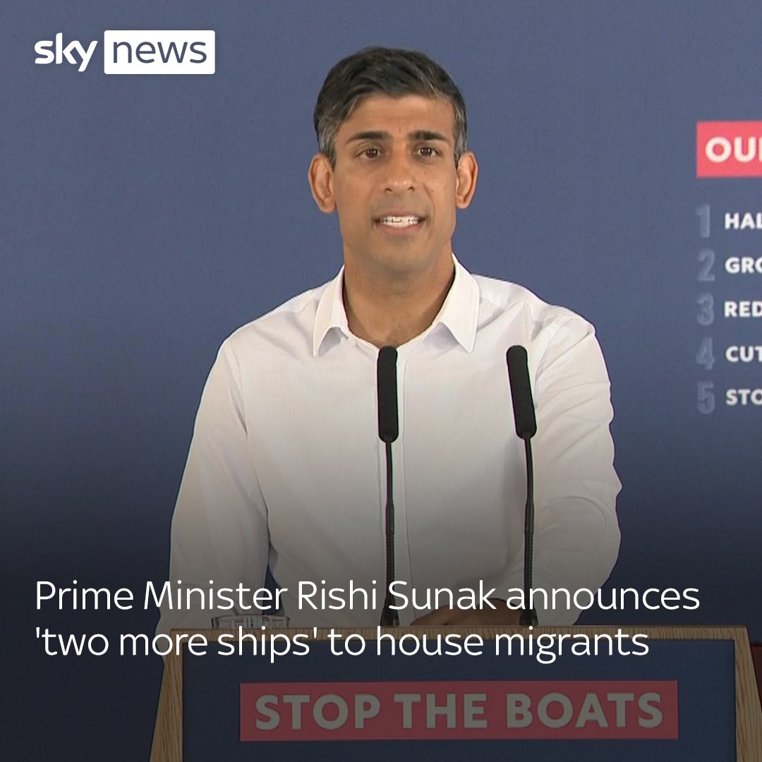 "If you're coming here illegally, claiming sanctuary from death, torture or persecution, then you should be willing to share a taxpayer-funded hotel room in central London." Rishi Sunak said asking migrants to share a hotel room is "more than fair"