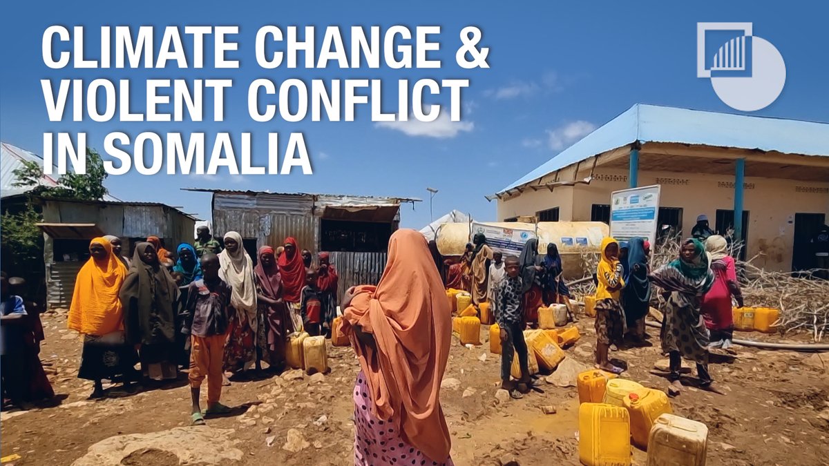 Our research on the links between climate, environment and conflict in #Somalia focuses on the impact of the devastating drought, compounded by conflict and Al-Shabaab’s harsh policies, on the displacement of millions. 🧵 for #WorldEnvironmentDay.