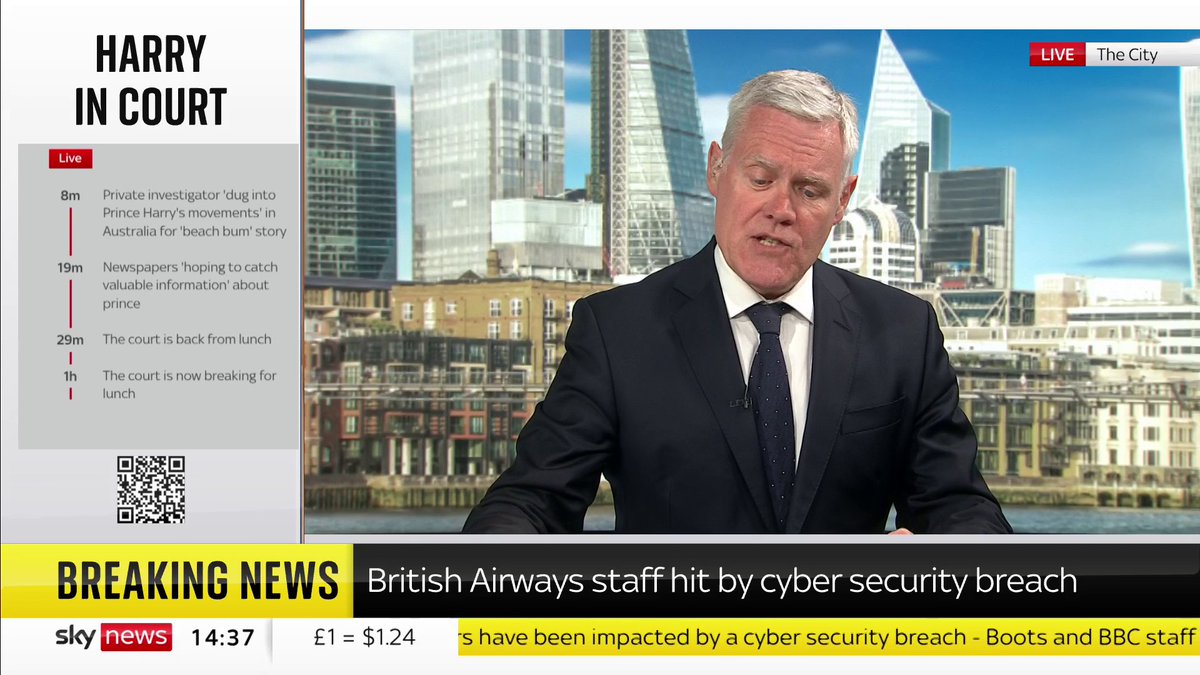 BREAKING: Boots says it has also been affected by the same cybersecurity incident which hit BA, exposing the personal data of the airline's UK employees to hackers. @IanKingSky reports. Latest: 📺 Sky 501, Virgin 602, Freeview 233 and YouTube