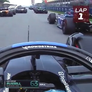 From P12 to the podium 🥉💪 The overtakes just kept coming for George Russell #SpanishGP Mercedes-AMG PETRONAS F1 Team
