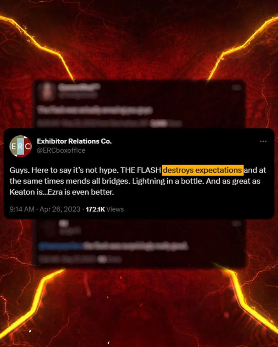 What are fans are saying about #TheFlashMovie? See for yourself. ⚡ THE FLASH - only in theaters June 16, tickets on sale now.