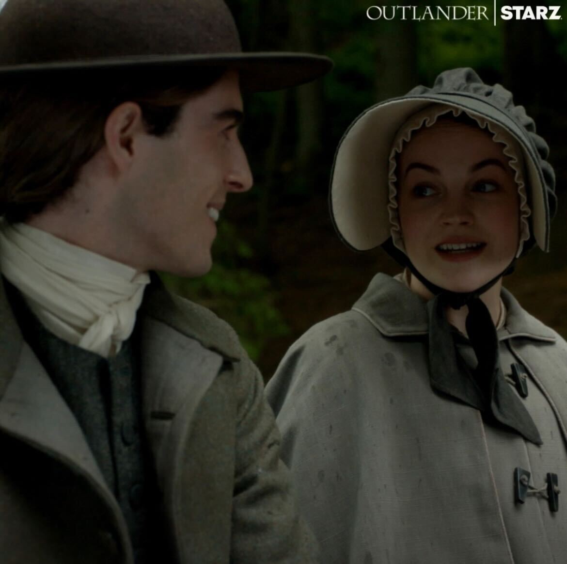 Behind every brother is a sister calling him fatheaded. #Outlander