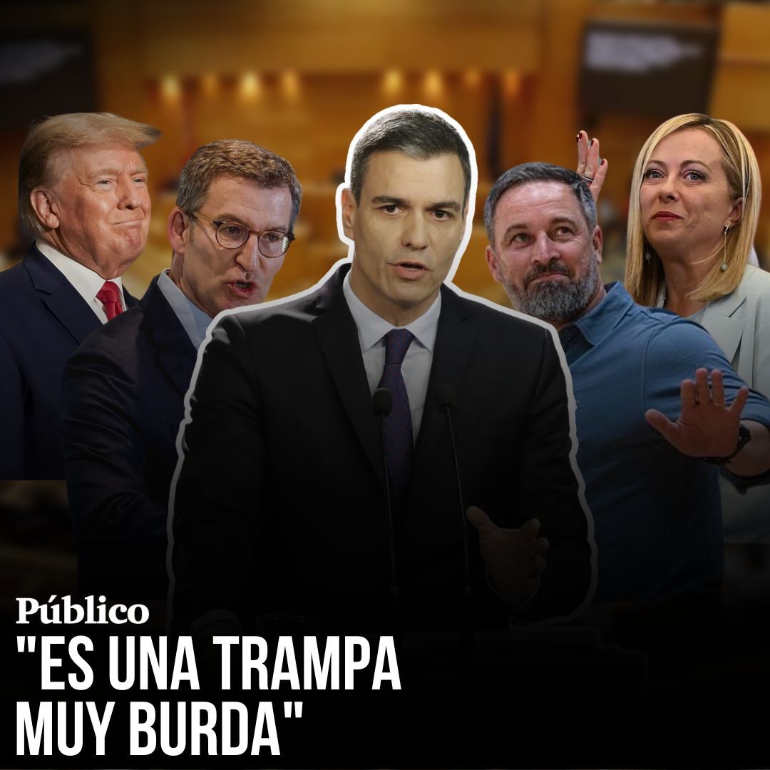 Sánchez destapa el "peligroso" lema del PP de Feijóo: "Es una trampa muy burda"