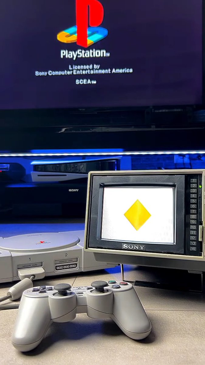 Queue up the nostalgia with the original Gran Turismo. We can hear the static through the screen... shoutout out to the man with all the retro gaming set up theretrogamesroom. Want a chance to be featured? Tag us! #sonycommunity #sonyretro