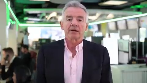 Michael O'Leary: ''Again today, we've had to cancel 400 flights, all of these have been cancelled because of the French ATC strikes. The majority of these flights are overflights and are not going to France.''